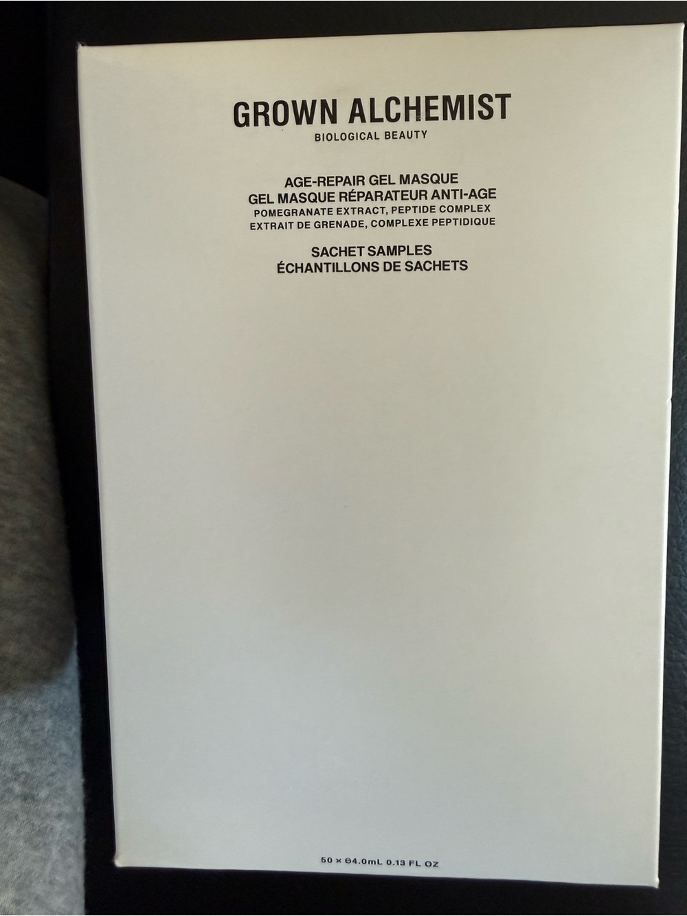 Set of 50 4ml Grown Alchemist White Age-Repair Gel Masque Sachet Samples